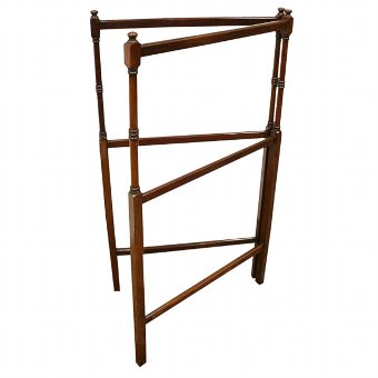 Georgian Style Mahogany Towel Rail