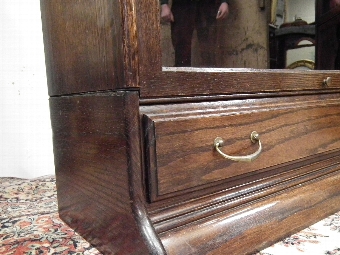 Antique Pair of Oak Sectional Bookcases