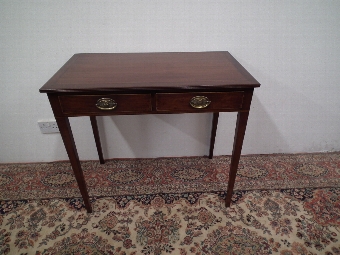 George III Style Mahogany Side Table