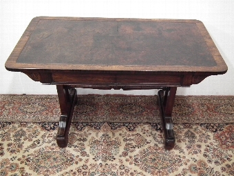 Regency Rosewood Library Table