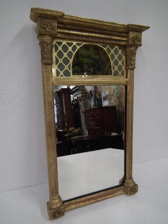 Neat Size Eglomise Mirror
