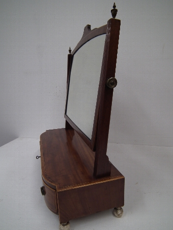 Antique Early George IV Mahogany Toilet Mirror