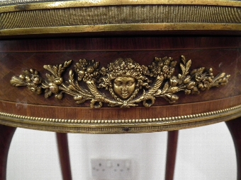 Antique French Circular Marble Top Occasional Table