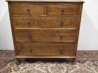 Edwardian Oak Chest of Drawers