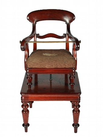 Antique William IV Mahogany Child's Chair