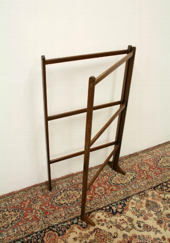 Edwardian Mahogany Towel Rail
