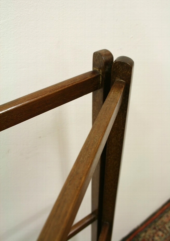 Antique Edwardian Mahogany Towel Rail
