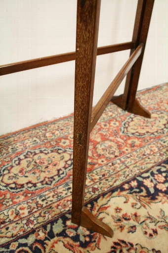 Antique Edwardian Mahogany Towel Rail