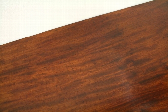 Antique George III Style Serpentine Mahogany Serving Table