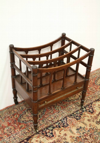 Scottish George III Mahogany Canterbury