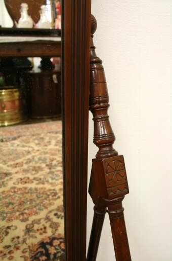 Antique Pair of Late Victorian Mahogany Dressing Mirrors