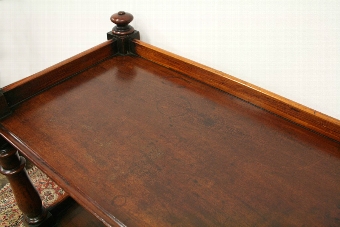 Antique Mid Victorian Mahogany Whatnot