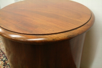 Antique Mid Victorian Circular Commode