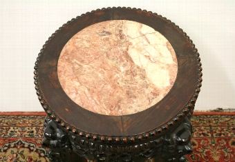 Antique Chinese Carved Hardwood Stand