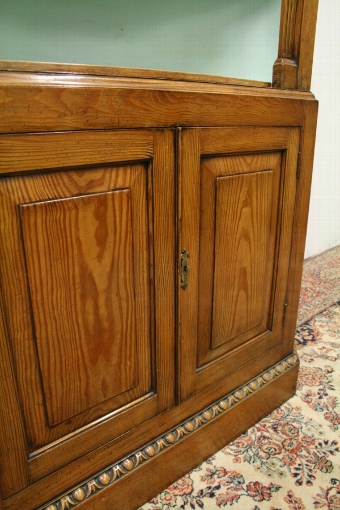 Antique Neo Classical Style Pine Corner Cupboard