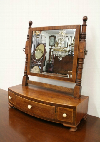 Small Regency Mahogany Dressing Mirror