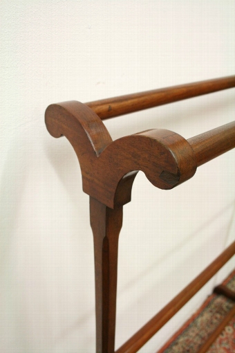 Antique Walnut Towel Rail
