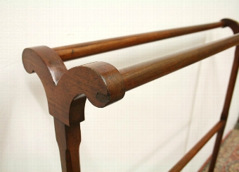 Antique Walnut Towel Rail