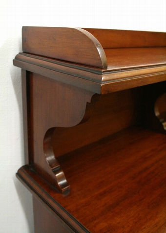 Antique Mahogany Open Bookcase