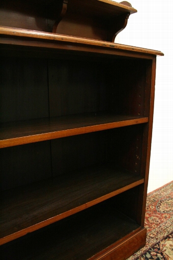 Antique Mahogany Open Bookcase