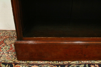 Antique Mahogany Open Bookcase