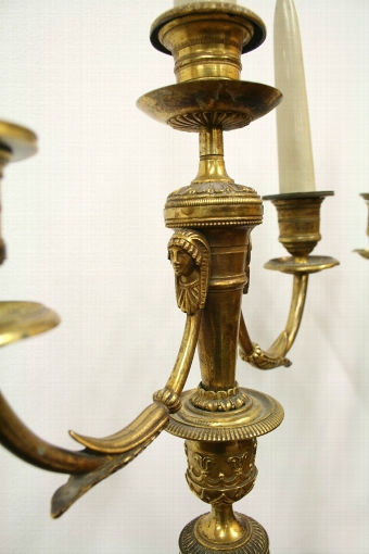 Antique Pair of Empire Style Table Lamps