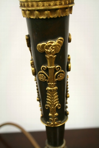 Antique Pair of Empire Style Table Lamps