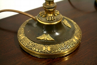 Antique Pair of Empire Style Table Lamps