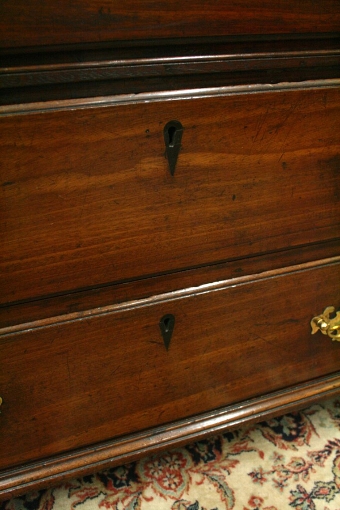Antique George III Mahogany 2 Part Chest of Drawers
