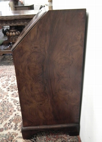 Antique George II Style Burr Walnut Bureau