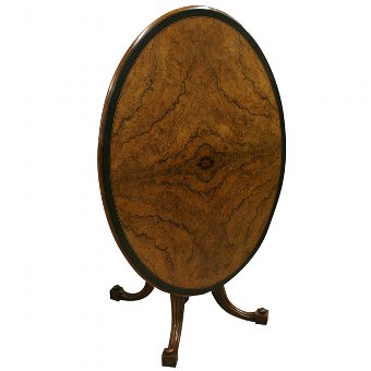 Victorian Burr Walnut Breakfast Table