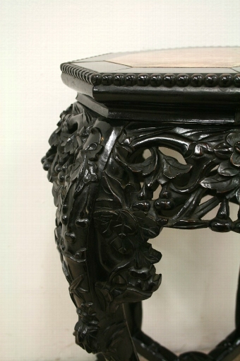 Antique Chinese Hardwood Plant Stand