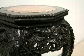 Antique Chinese Hardwood Plant Stand