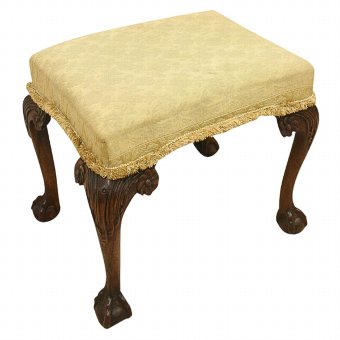 George II Style Walnut Stool