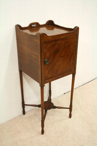 George III Inlaid Mahogany Locker