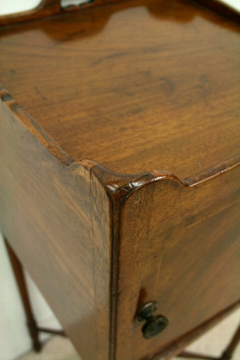 Antique George III Inlaid Mahogany Locker