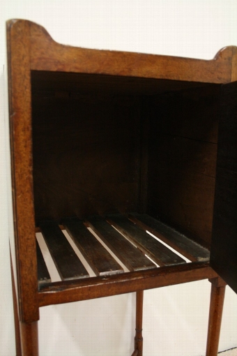 Antique George III Inlaid Mahogany Locker