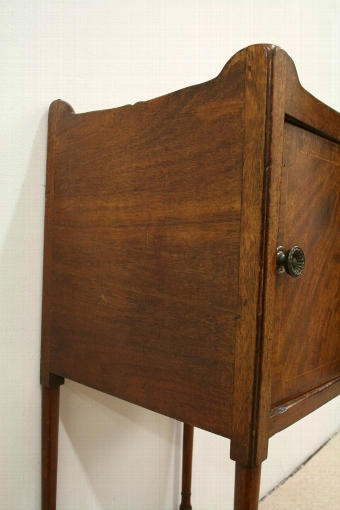 Antique George III Inlaid Mahogany Locker