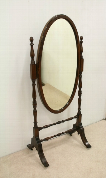 Late Victorian Cheval Mirror by John Taylor