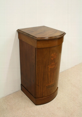 Mid Victorian Bow Front Locker