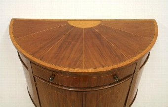 Antique George III Style Bow Front Commode