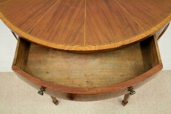 Antique George III Style Bow Front Commode