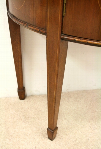 Antique George III Style Bow Front Commode