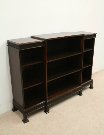 Art Deco Mahogany Open Bookcase