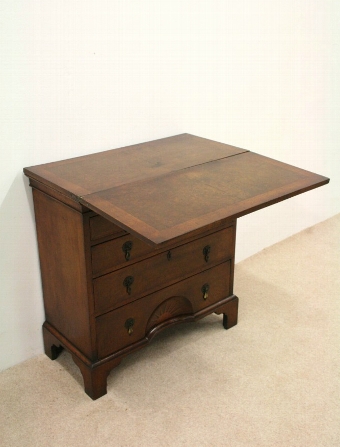 Antique Queen Anne Style Walnut Bachelor Chest
