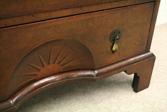 Antique Queen Anne Style Walnut Bachelor Chest