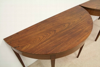 Antique Pair of George III Mahogany Hall Tables