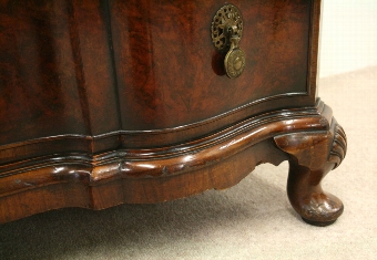 Antique Georgian Style Burr Walnut Chest of Drawers