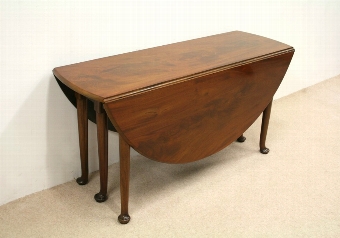 George III Mahogany Drop Leaf Dining Table