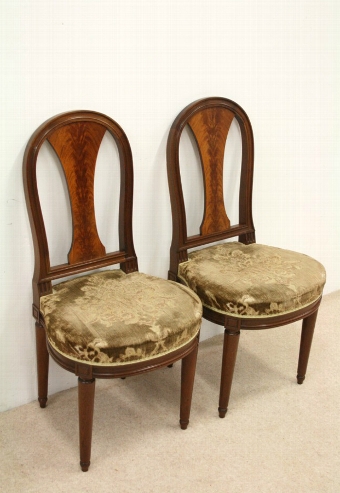 Pair of Empire Style Bedroom Chairs